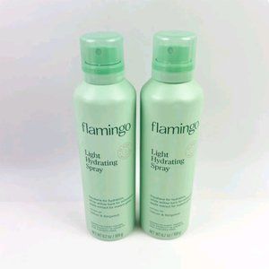 TWO Flamingo Light Hydrating Spray 6.7oz Vetiver Bergamot Glow Lock Moisture NEW